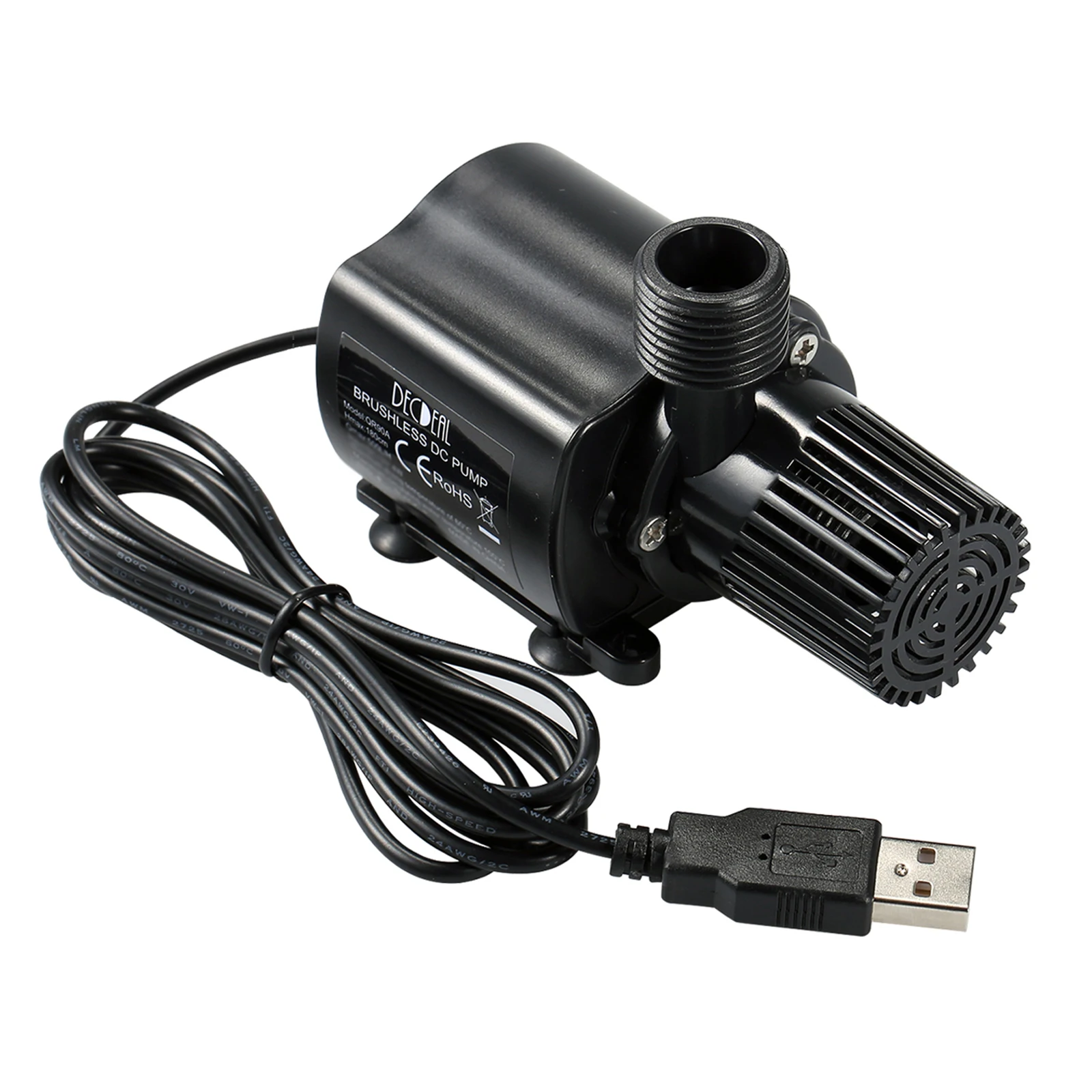 DC12V Submersible Fountain PUMP Aquarium Pond หมุนเวียน Ultra-Quiet USB Brushless ปั๊มน้ํา Micro น้ําปั๊มน้ํามันกันน้ํา