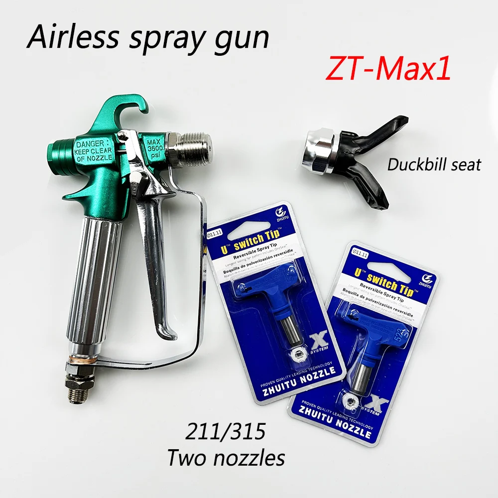 

3600PSI High Pressure Cleaning Machine and Its Accessories 517/655 Nozzle ZT-Max1 Stainless Steel/Aluminium Spray Gun Kit