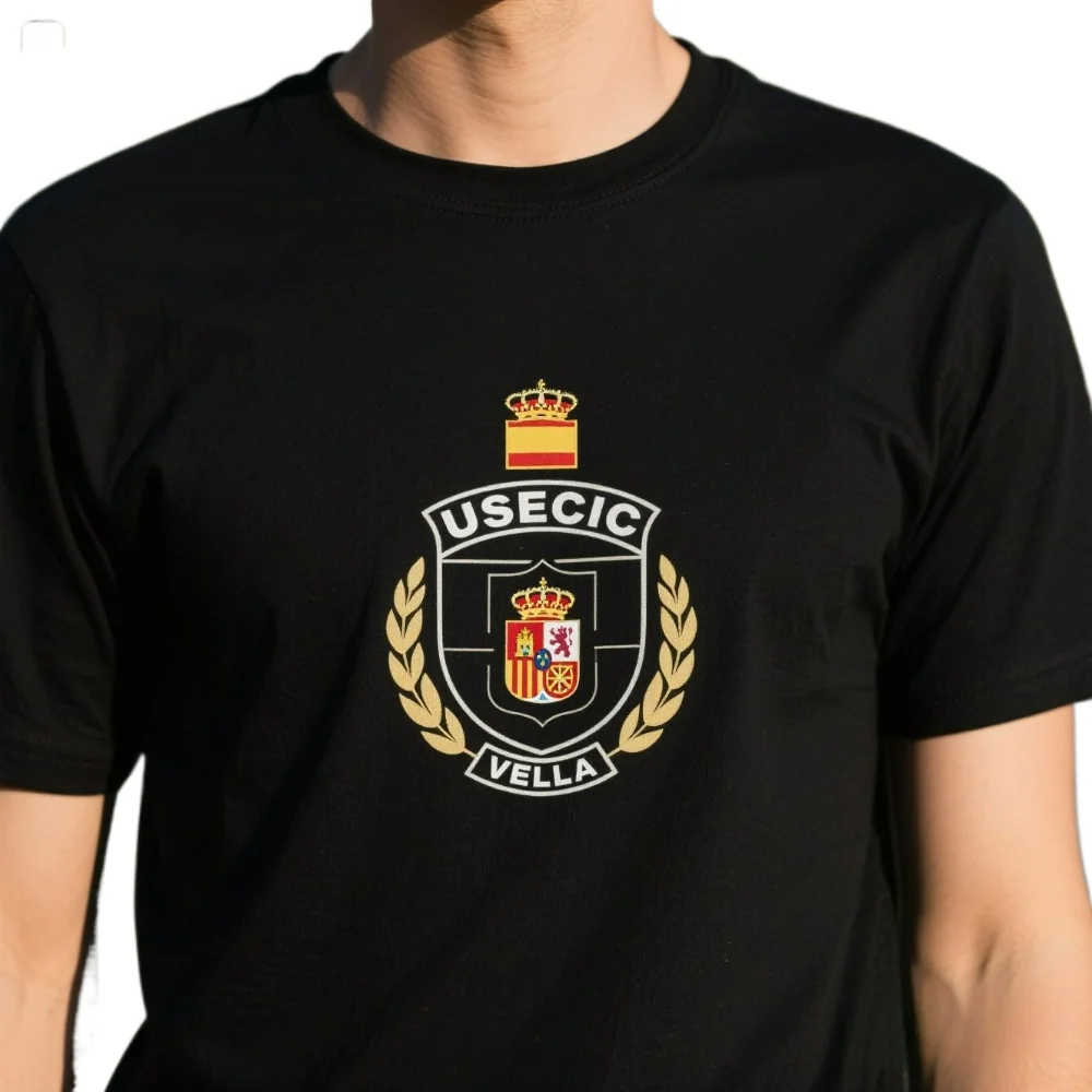 

Spain Civil Guard USECIC Valencia T-Shirt 100% Cotton O-Neck Short Sleeve Summer Casual Mens T-shirt Streetwear