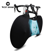 WEST BIKING 24-29 Inch Bike Cover Indoor Bicycle Wheel Cover Dust-proof  Storage Bag High Elastic Fabric Road MTB Bike Protector