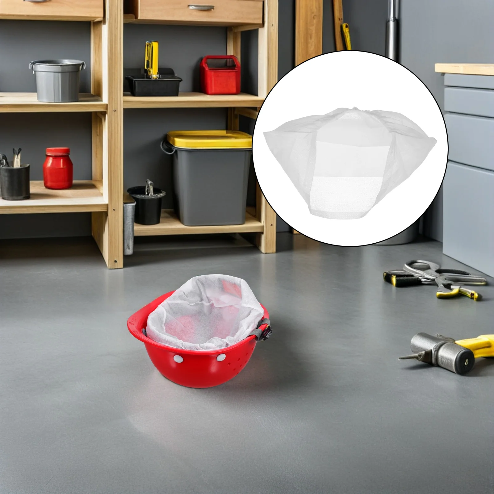 

10Pcs Inner Pads Nonwoven Sweat Absorbing Liners for Hard Hat Comfort Fit Reusable Washable Construction Outdoor Use