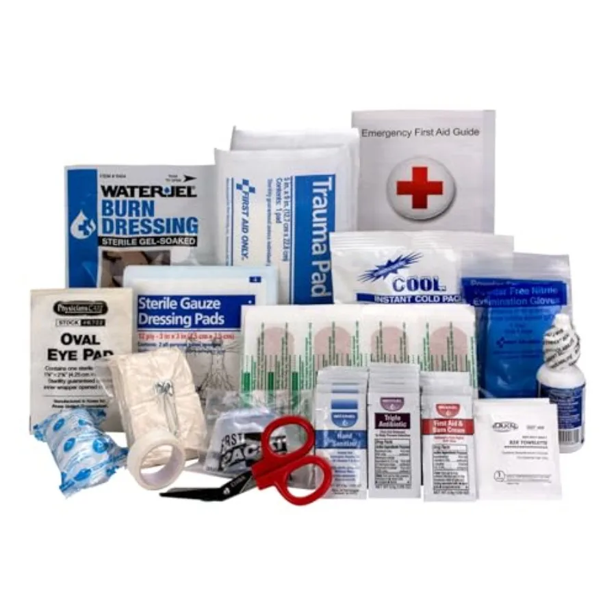 

90583 25-Person Emergency First Aid Kit Refill plies for Busin, Compatible with ANSI 2015 A 90560, 90562 and 90588 Kits, 89 Pie