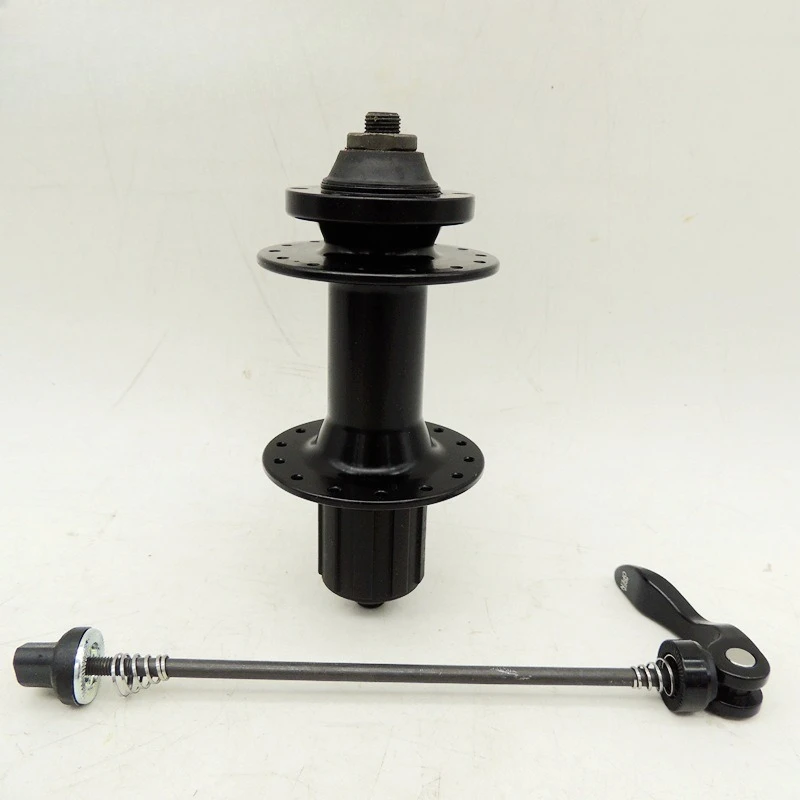 140Mm open gear mountain bike aluminum alloy disc brake flower drum 28 hole ball card flywheel quick release rear flower drum