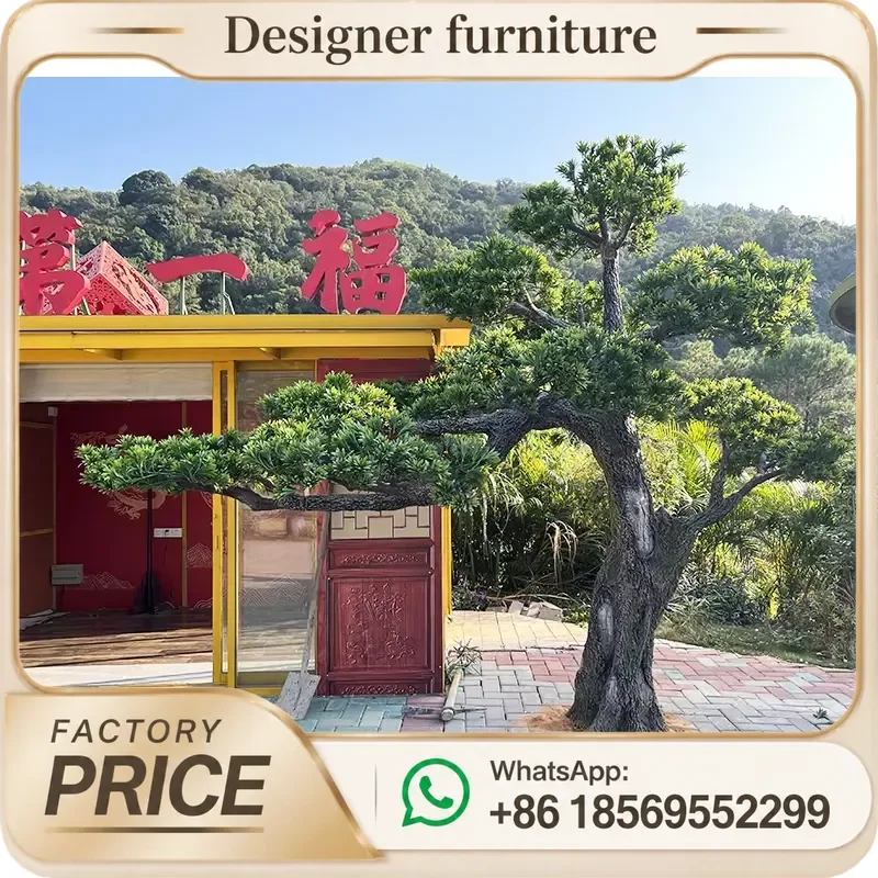 Artificial Pine Tree Fake Cypress Plant For Home Decoration Indoor Centerpiece Greenery Faux Floor Standing Decor