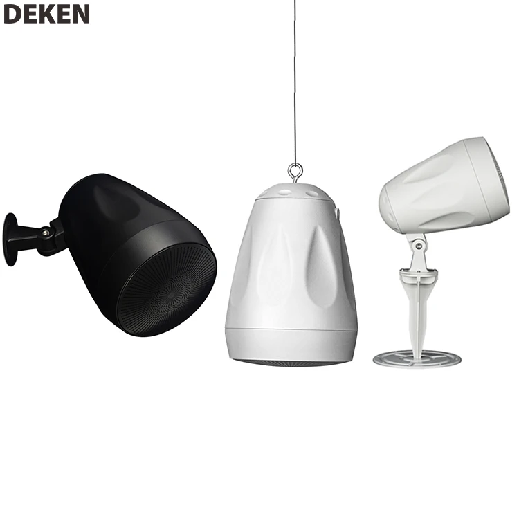 DEKEN FIT Q6 6.5 inch 60W Indoor Outdoor Waterproof 2-way Speaker System Wall Mount Ceiling Dome Hanging Pendant Speakers