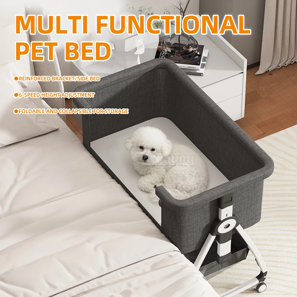 

Pet bed Foldable mobile Adjustable height Cat and Dog Sleeping Mat Pet sofa and nest