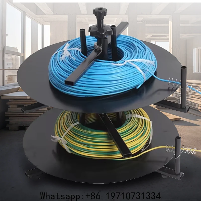 

Electrician BV Wire 1 Layer 2 Layer Dispenser Rack Cable Discharge Tray Stand Rotary Wires Feeder Organizational Tool for Cables