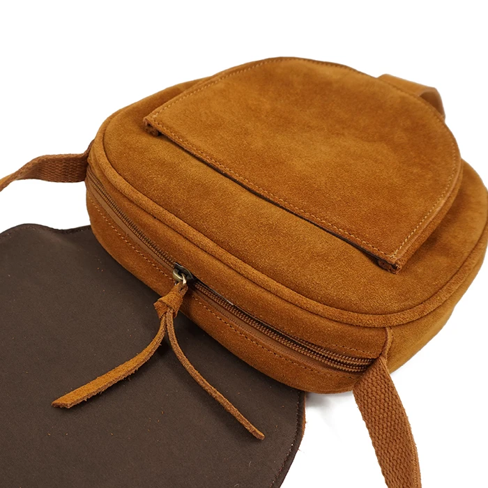 Women Genuine Leather Suede Pouch Saddle Bag Retro Boho Ibiza Gypsy Hippie Ethnic Cute Phone Medium Side Sling Shoulder Bag