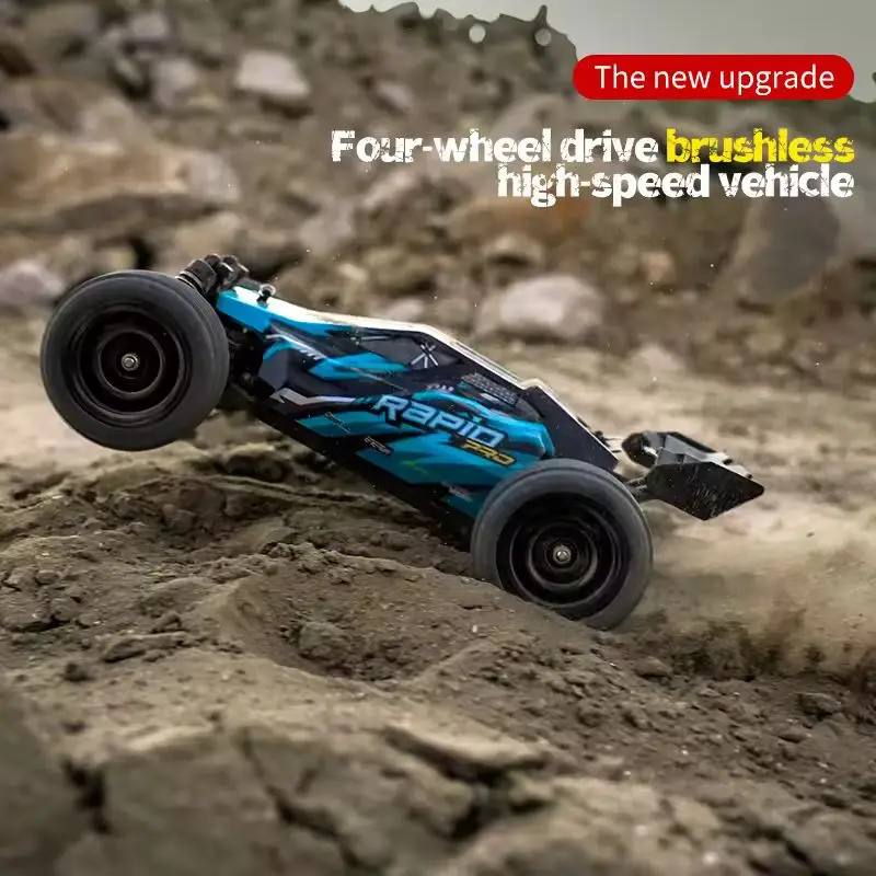 SCY 16201PRO 1/16 Brushless 4WD RC Buggy 70km/h, Metal Diff Waterproof ESC, 2.4G Remote & 7.4V 1500mAh Lithium Battery