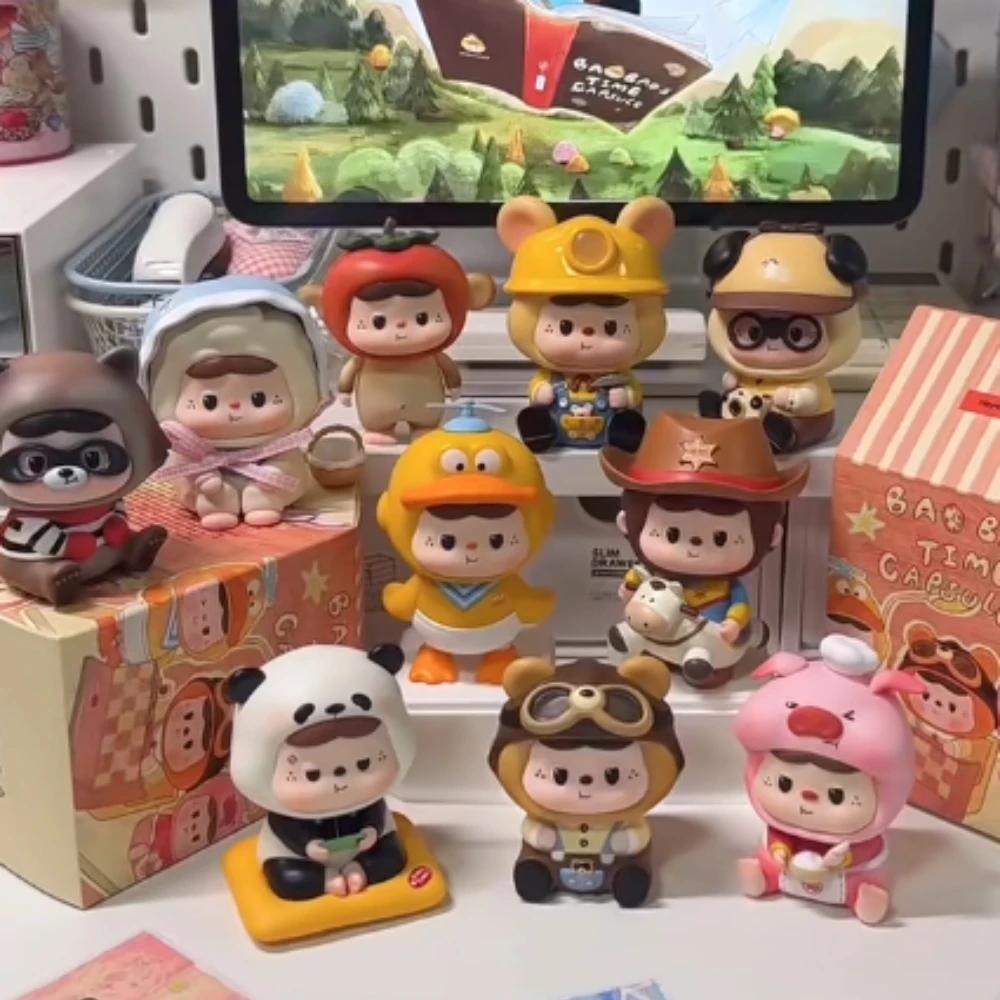 

Bao Bao's Time Capsule Blind Box Cute Baby Doll Action Figure Mystery Box Anime Figures Surprise Bag Cartoon Collection Model