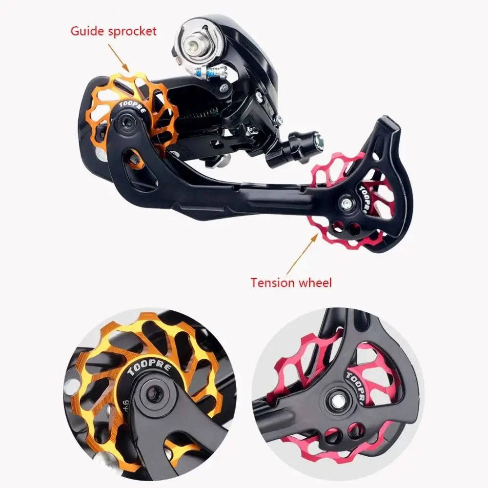 

11T/13T Bicycle Rear Derailleur Bearing AL7075 CNC Pulley Bike Rear Derailleur Pully Ultra-quiet Ceramic Bearing
