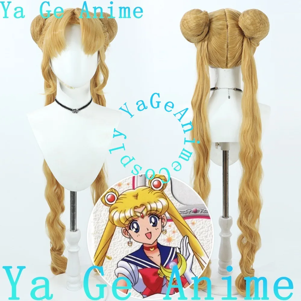 

Usagi Tsukino Cosplay Wig Anime Games Halloween Carnival Party Synthetic Heat Resistant Hair
