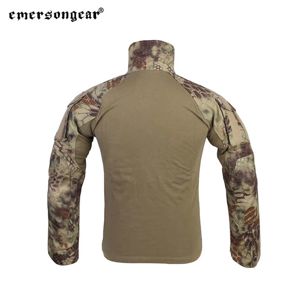 Imagem -03 - Emersongear-camisas de Combate g3 Tático de Manga Comprida Masculina Gen3 Tops Camuflagem T-shirt Caça Airsoft Exterior Caminhadas Treinamento mr