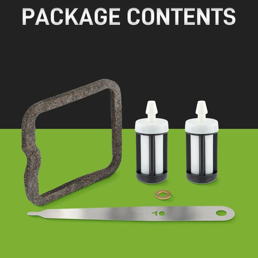 Kit de service de soupape de ventilateur Stihl FS90, FS100, FS110, FS130 avec dégagement de réglage et filtre à carburant 4180-007-1005