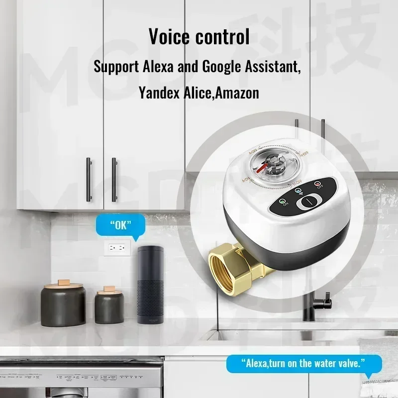 EWelink Smart Water Valve ZigBee Ball Valve DN15/DN20/DN25 APP Remote Control For Alex/Google Assistant/Salute/Alice Farm/Home