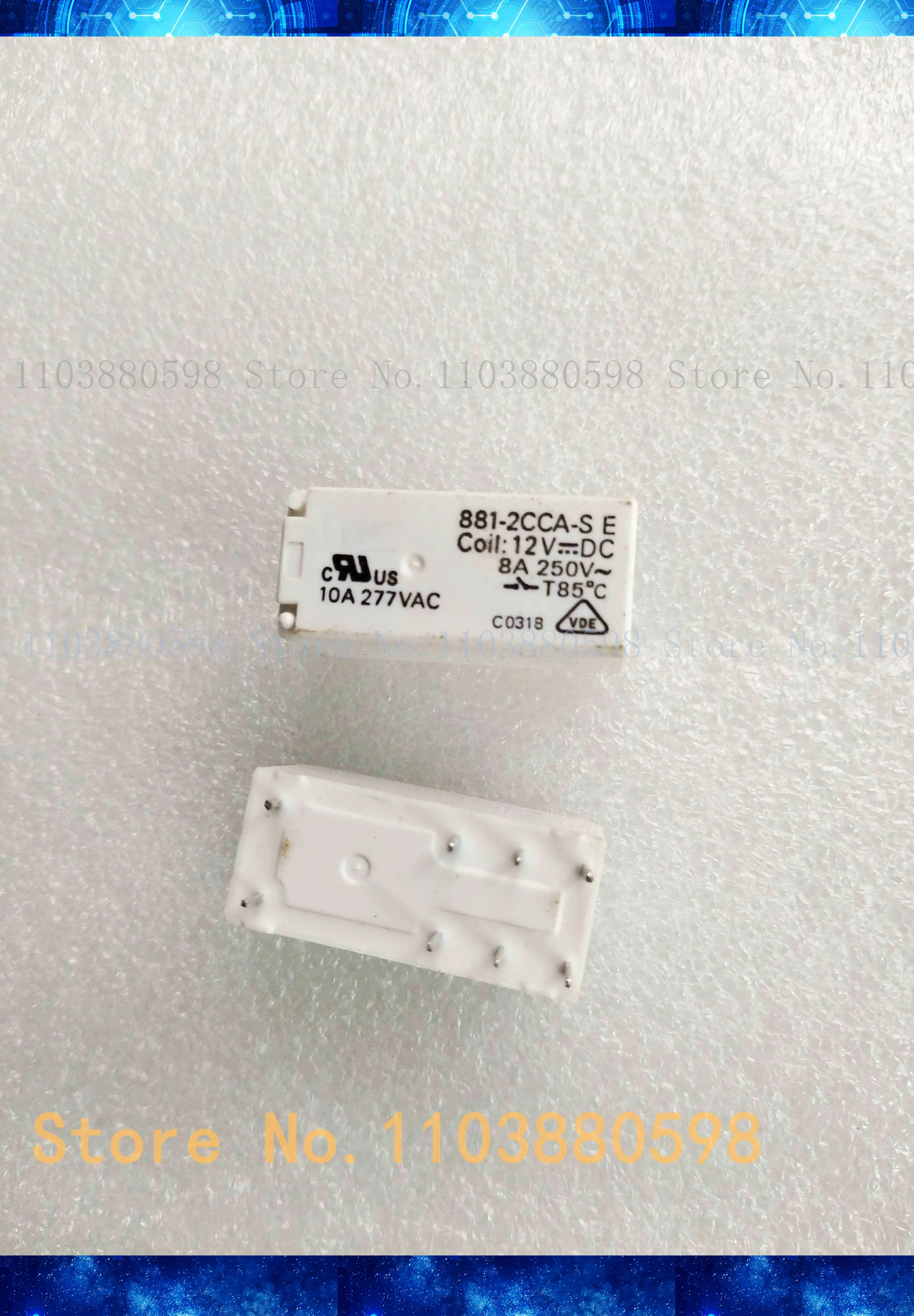 881-2CCA-S 12VDC 8A 8