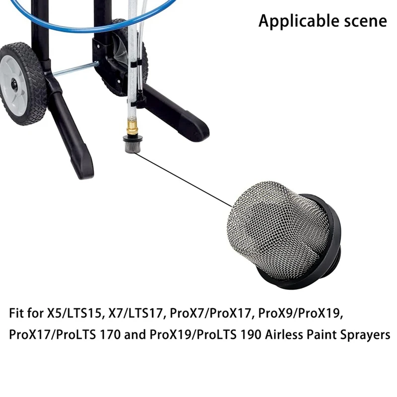 288716 Inlaat Zuigzeef En 288749 Airless Verf Spuit Machine Filter Combinatie Onderdelen Geschikt Voor Airless Verfspuit