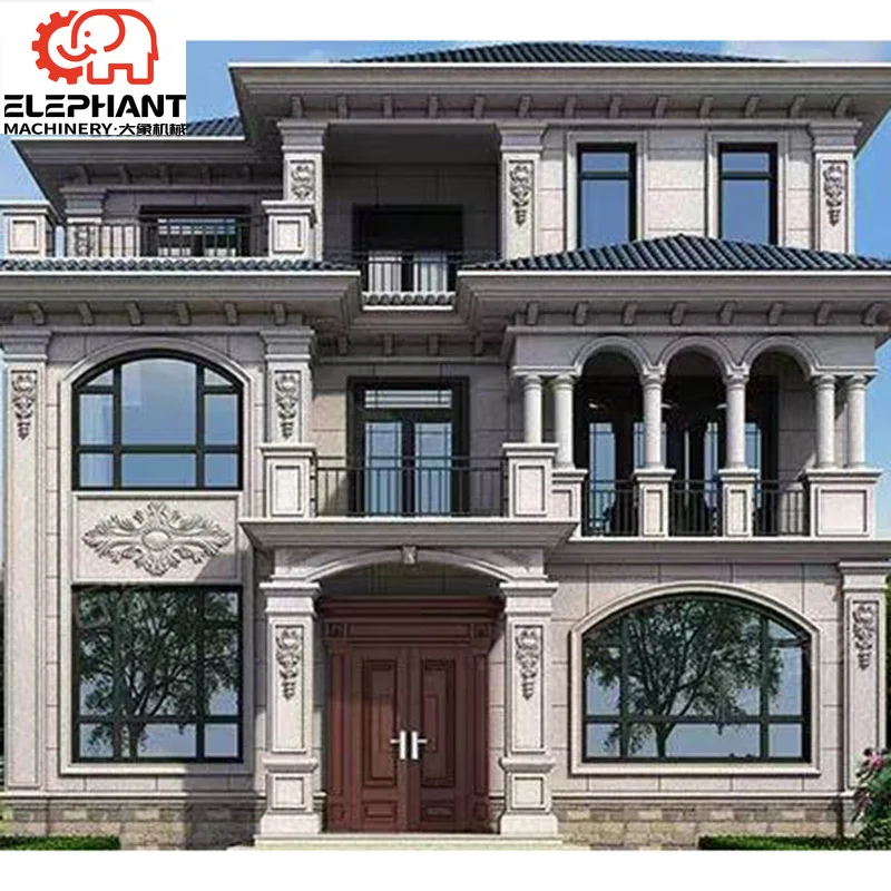 Luxury Modern Design Modular Apartment & Villa Prefab Home Fast Installation Light Steel Structure Prefabricated House 4 Bedroom