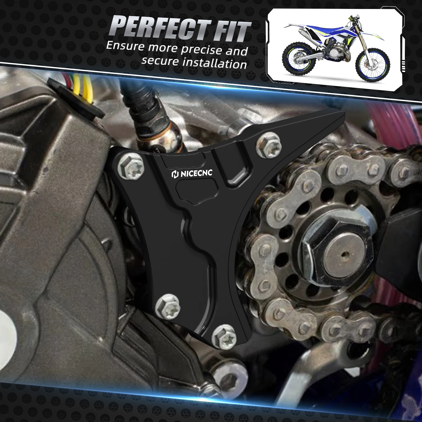 For Sherco 2014-2022 SE250R SE300R Motocross Clutch Slave Cylinder Cover Guard SE 250 300 Factory 2016-2024 SC 250 300 2017-2020