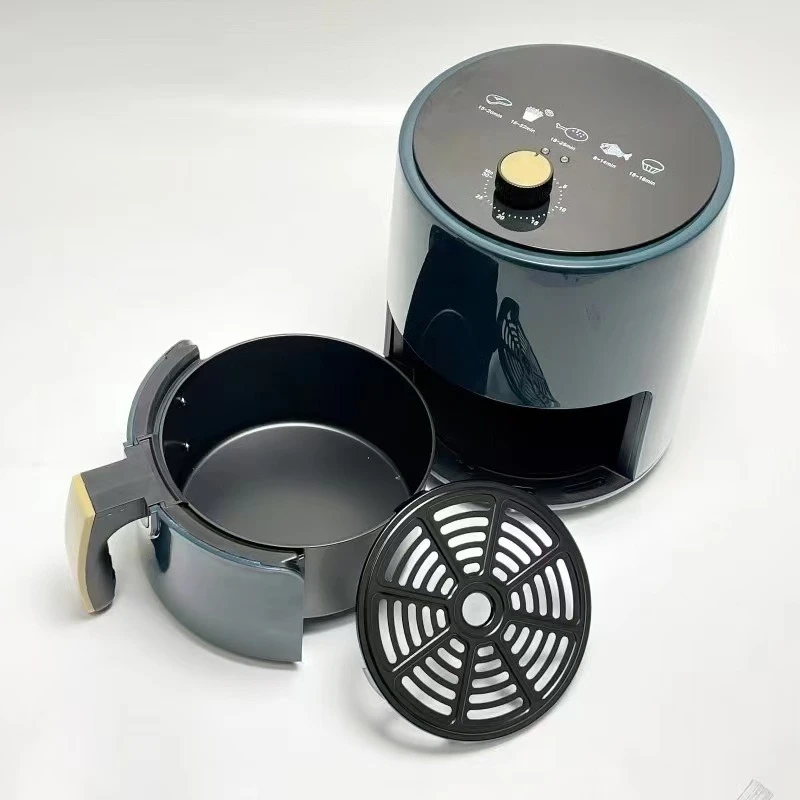 6L Large Capacity Visible Air Fryer Household Multifunctional Electric Oven White Cooking Machine For Chips Baking  Preparation view 2