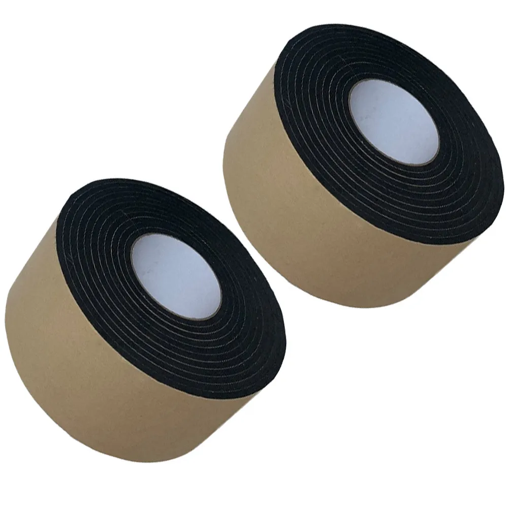 2 Rolls Eva Sponge Tape Professional Shockproof Soundproof Sealing Strip for Doors Windows Furniture Appliances Anti-Slip