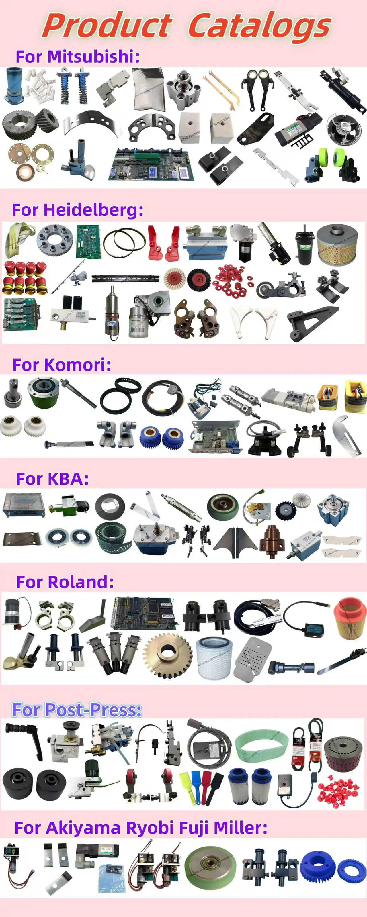 Parti di macchine da stampa Pinza 20x17mm 274-3215-S05 per accessori per stampa offset Komori 274-3215-S05 Tampone di presa 20x17mm