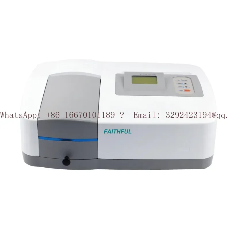 Laboratory Vis Spectrophotometer LCD Display Single Beam 325-1000nm