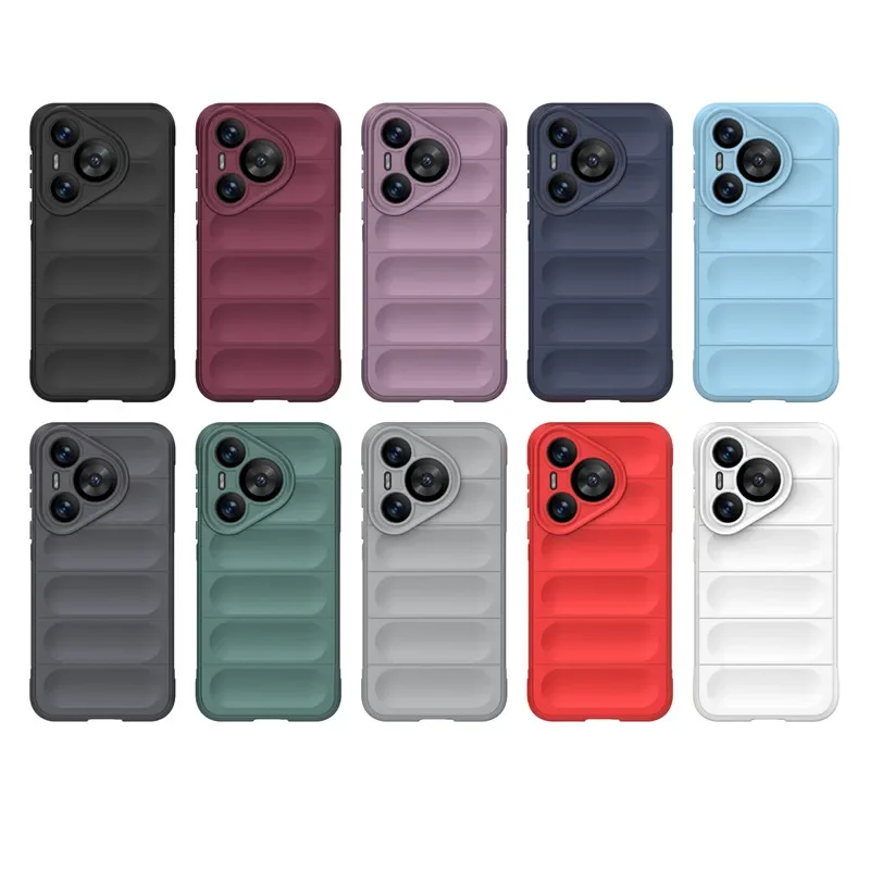 For Huawei Pura 70 Case Huawei Pura 70 Pro Plus Ultra Luxury Silicone Shockproof Protective Cover For Huawei Pura 70