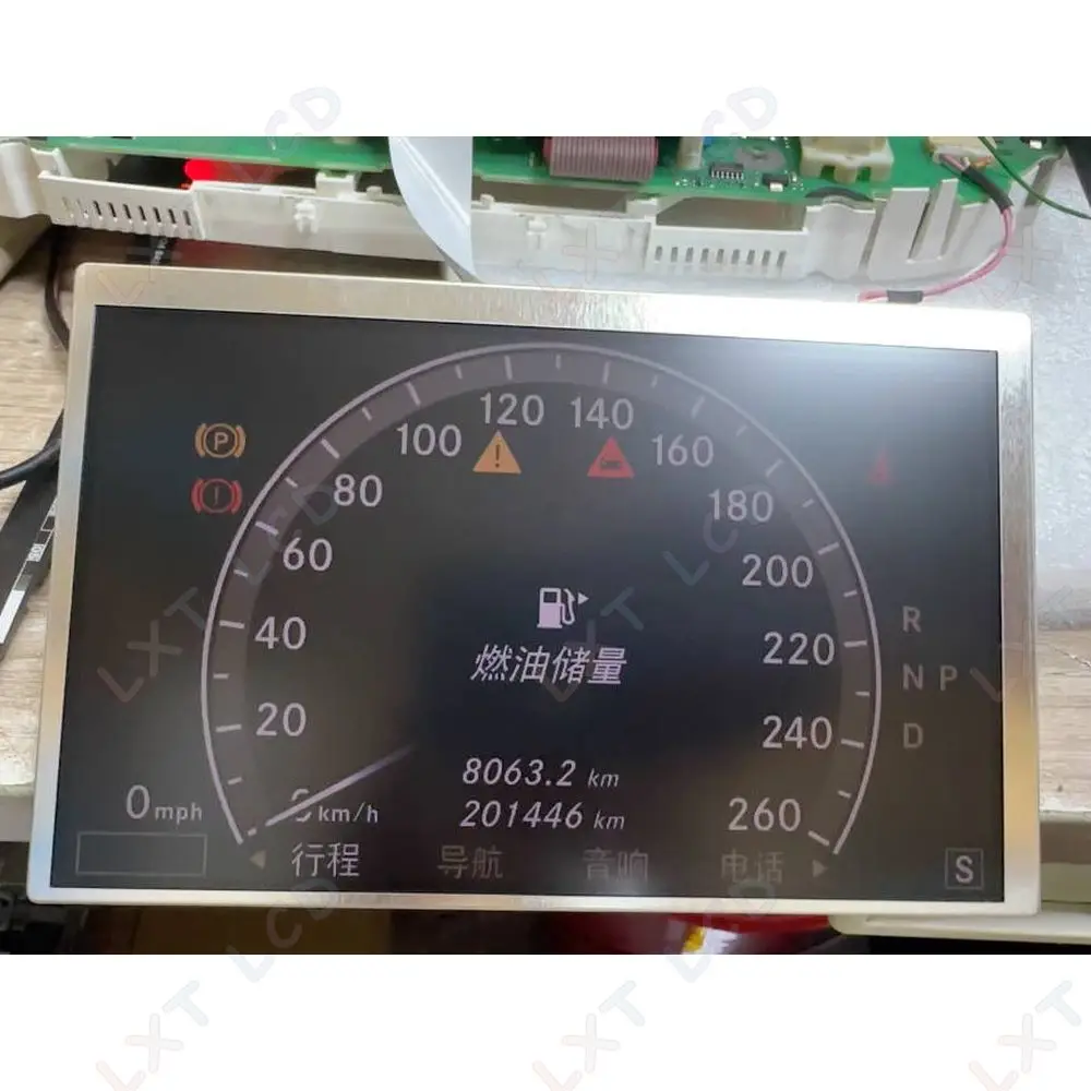 Оригинальный LQ080Y5DG04 8-дюймовый TFT ЖК-дисплей для Mercedes W221 W216 S450 S550 S600 CL550 CL600 приборная панель