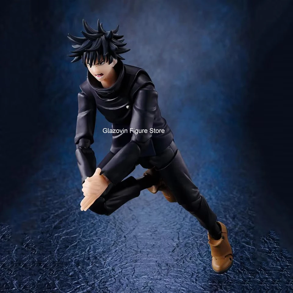 Glazovin 100% Original Genuine Jujutsu Kaisen SHF 15cm Fushiguro Megumi Movable PVC Anime Figure Model Toys For Kids