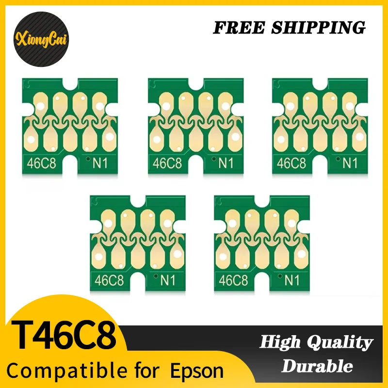 T46C8 T46C T46C2 T46C3 T46C4 Ink Cartridge Chip for Epson SCF6370 SCF9470 SCF9470H Epson SureColor F6370 F9470 F9470H Printer