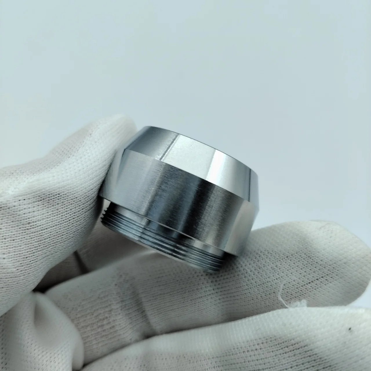Anneau adaptateur de longueur parfocale de 15 mm, convertit le filetage M25 en filetage RMS, connecteur d'objectif de microscope