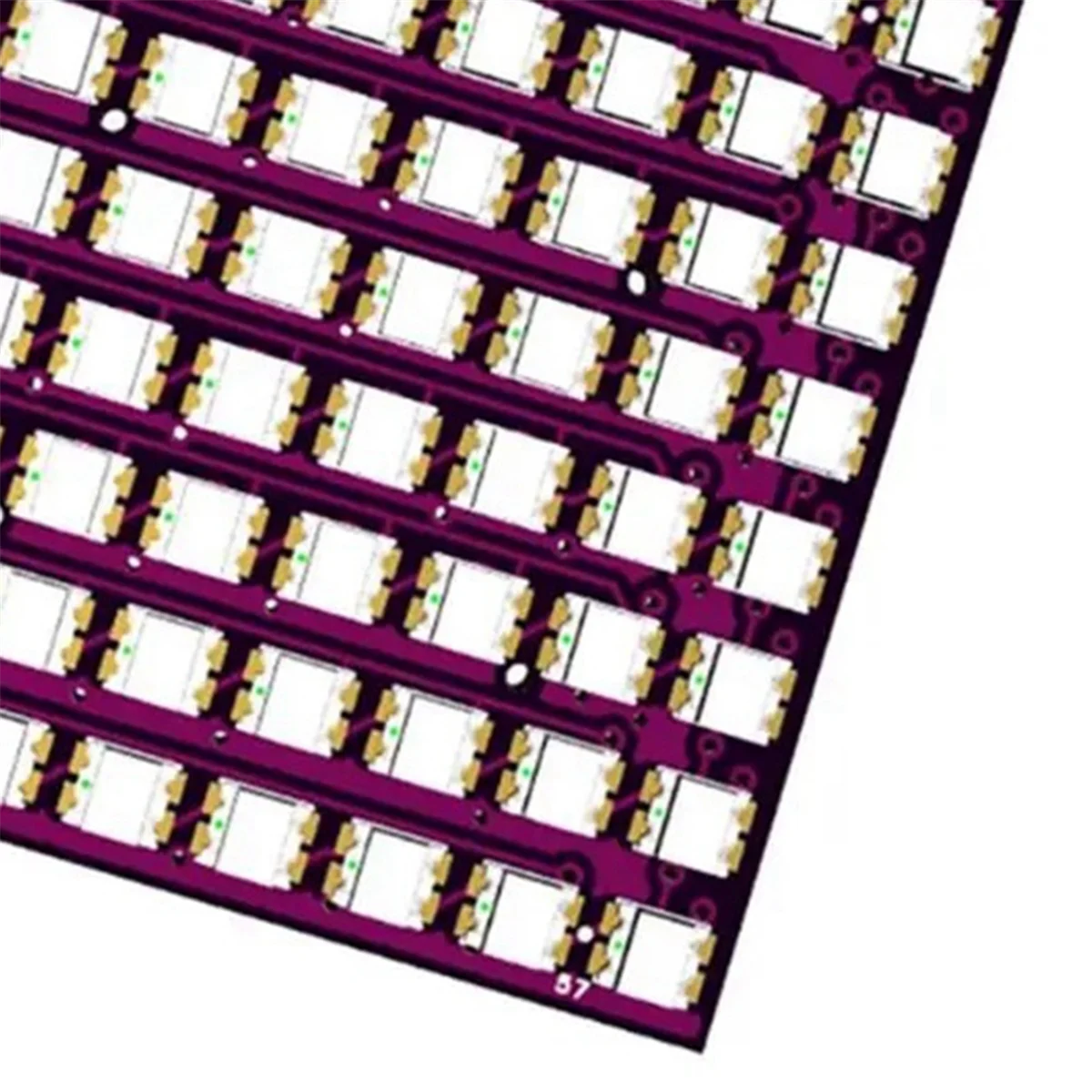 ABAC-Dotstar Pantalla de píxeles LED Rgb de alta densidad 8X 8, 64 bits