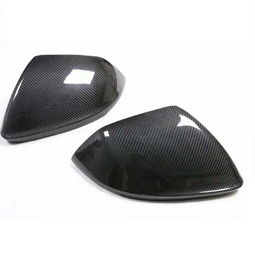 Carbon Fiber Car Side View Mirror Caps Cover Add On for Lamborghini URUS