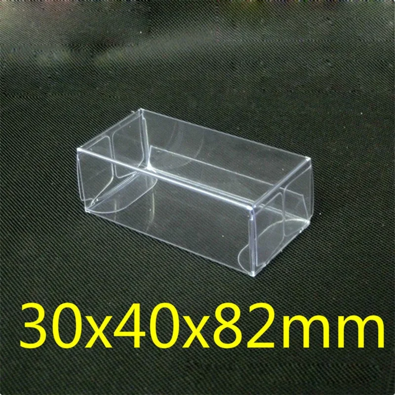 30*40*82mm 100pcs/lot PVC Clear Display Box Hot Wheels Match Box Small Toy Car Model Dust Proof Display Protection Box Gift Box