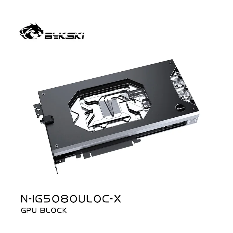 Bykski N-IG5080ULOC-X GPU Blok voor Kleurrijke IGame RTX 5080 Ultra W OC 16 GB Grafische Kaart Verdikte Koperen Plaat
