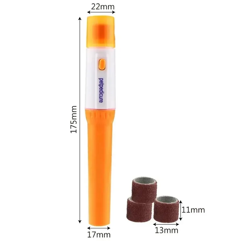 

Pet Nail Clipper Polisher Electric Claw Sharpener Cat Dog Finger Paws Automatic Grinding Trimming Grooming Tools Pet Supplies