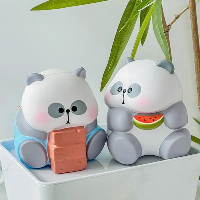 Panda Pop Knijpspeelgoed Schattig Cartoon Dier Langzaam Stijgende Pop Fidget Speelgoed Creatieve Panda Pinch Joy Thuis Bureau Decoratie Voor