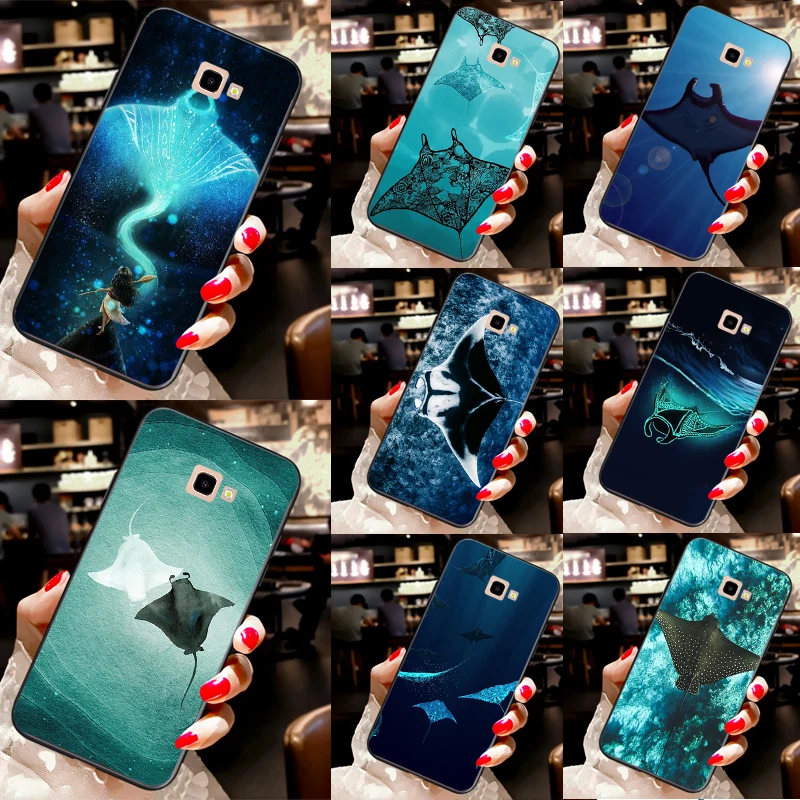 

Animal Manta Ray Case For Samsung Galaxy J7 J5 J3 2017 J1 A3 A5 2016 A9 A7 A6 A8 J8 2018 J6 J4 Plus Cover