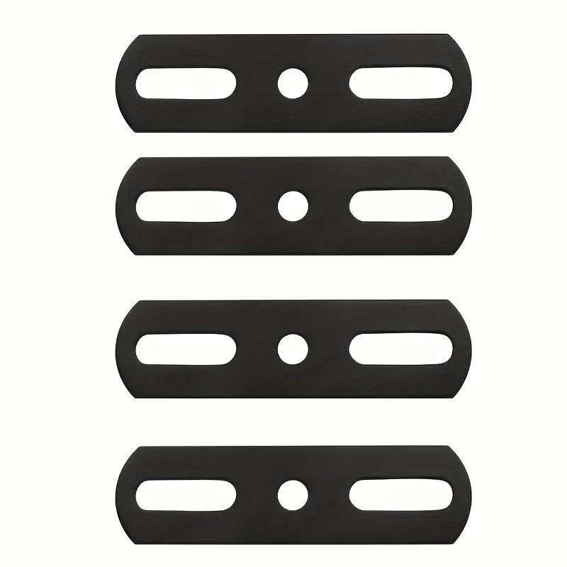 4pcs Flat Support Bracket Repair Joint Board Bed Frame Fixing Connector Straight Bracket for Home Improvement