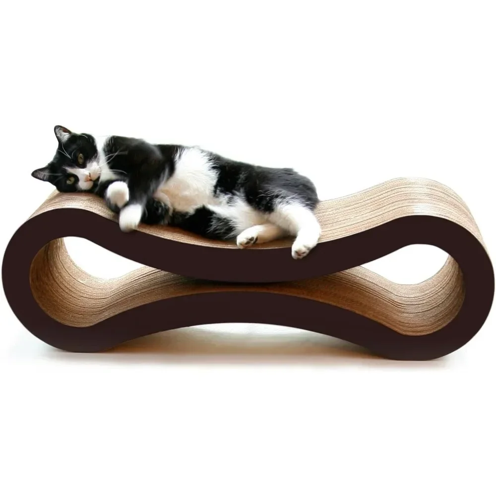 

Ultimate Cat Scratcher Lounge, Reversible Infinity Scratcher in Multiple Colors. Made from Recycled Corrugated