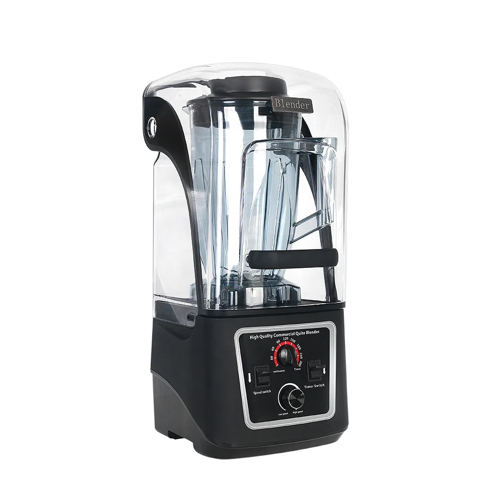 

4L Professional Big Capacity Blender Commercial Heavy Duty Blender Smoothies Blender with Sound-Proof Cover