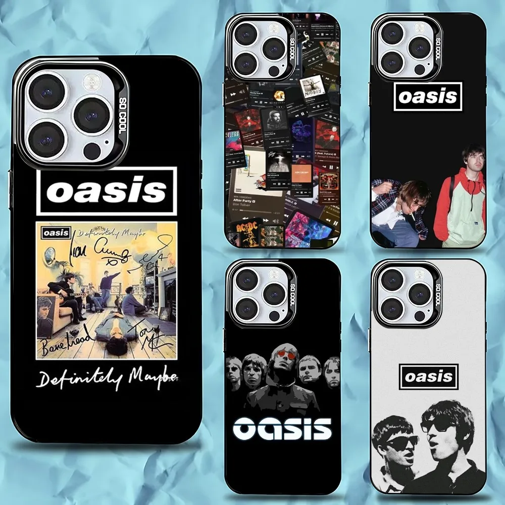 

Rock Band O-Oasis Phone Case For iPhone 16,15,14,13,12,11,Pro,Max,Plus,Mini,XS,SE Anti Fall Black Matte Hard Bumper