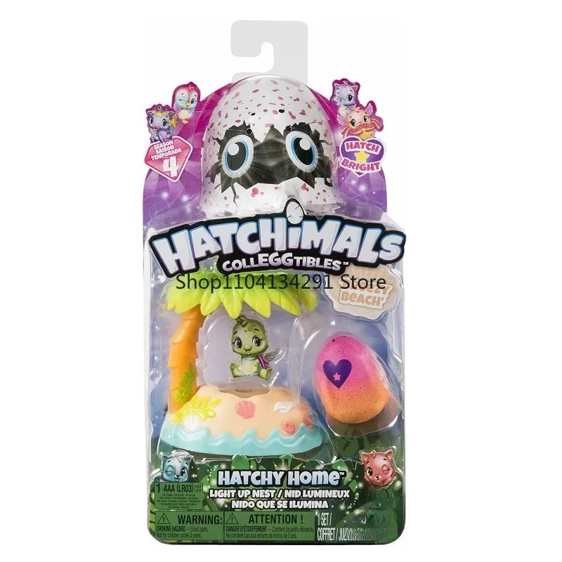 Original Hatchimals, Hatchimals Magic Egg, Beach Garden Scene, Magic Hatching Pet, Glowing Electronic Toy