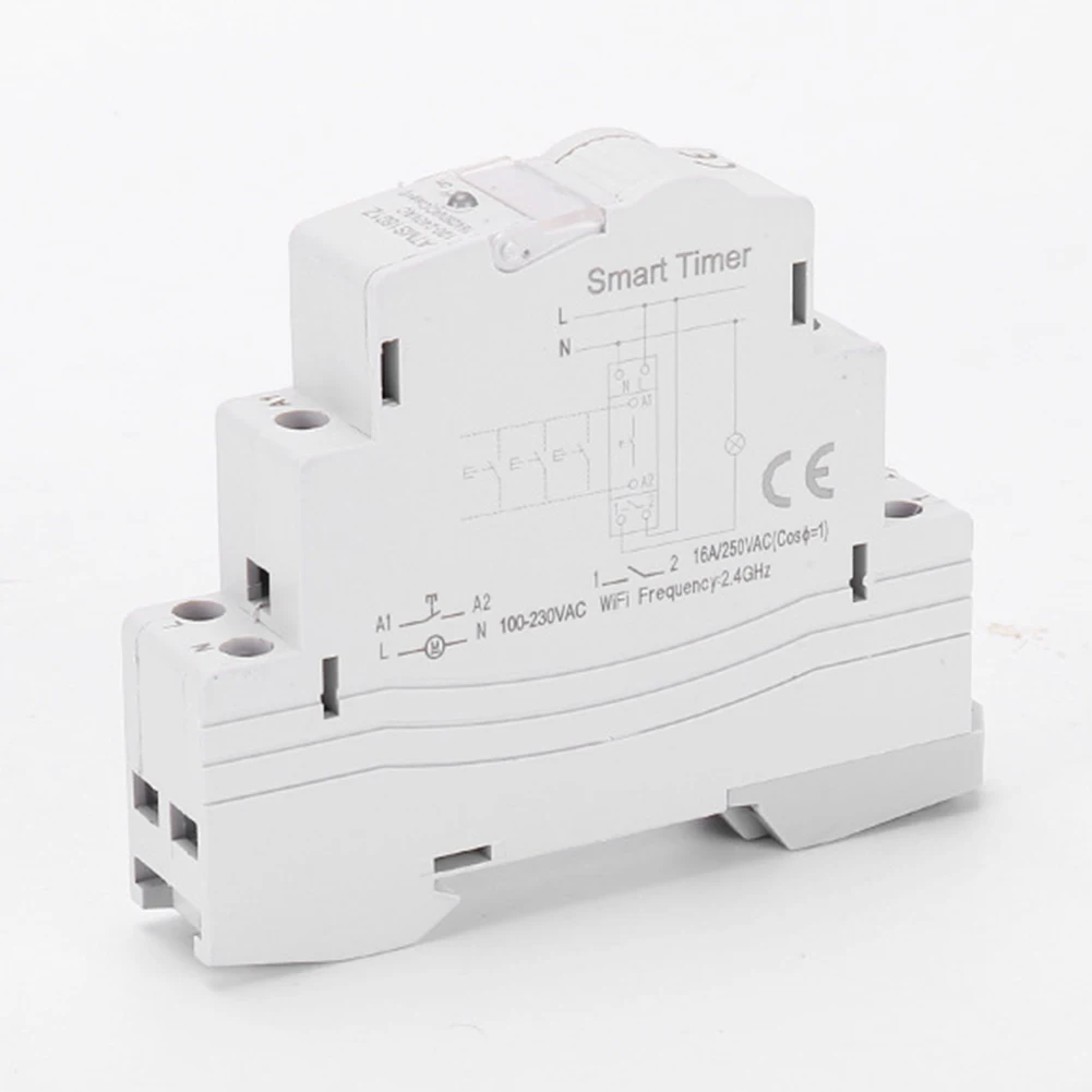 ATMS1601Z Smart DIN Rail Timer Switch Compatible with For Zigbee Ecosystem for Remote On Off Control via Mobile App