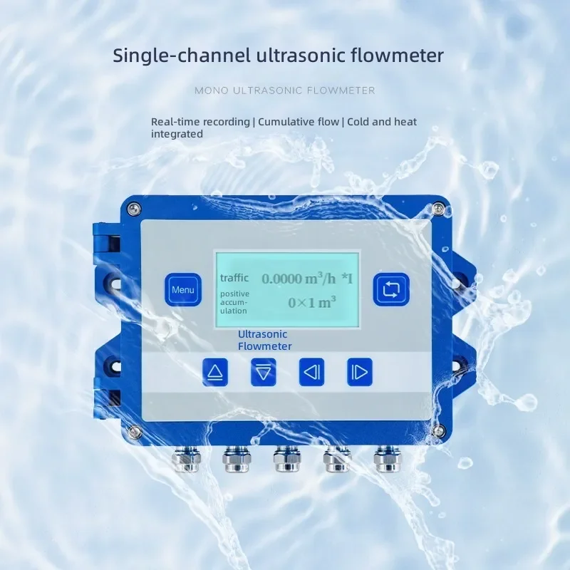 Flowmeter Multi Channel Plug In Heat Meter For Duct Heating Air Conditioning Water Flow Measurement Industrial Use