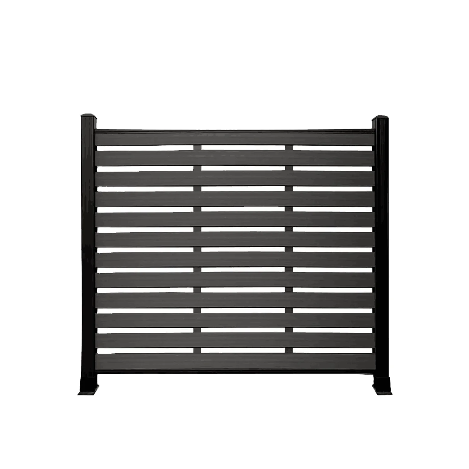 

Factory Direct UV-Resistant Plastic Garden Fence Moden Design Aluminium Posts Fencing Trellis & Gates Outdoor Fence Panel