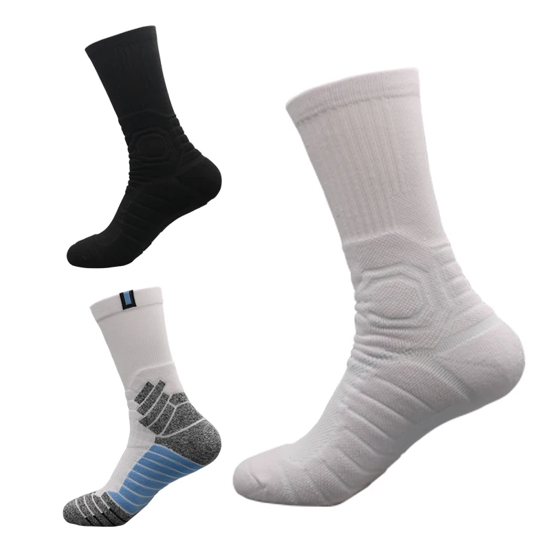 

Professional men's sports elite basketball socks buffer shock absorption towel sports socks male socks breathable perspiration