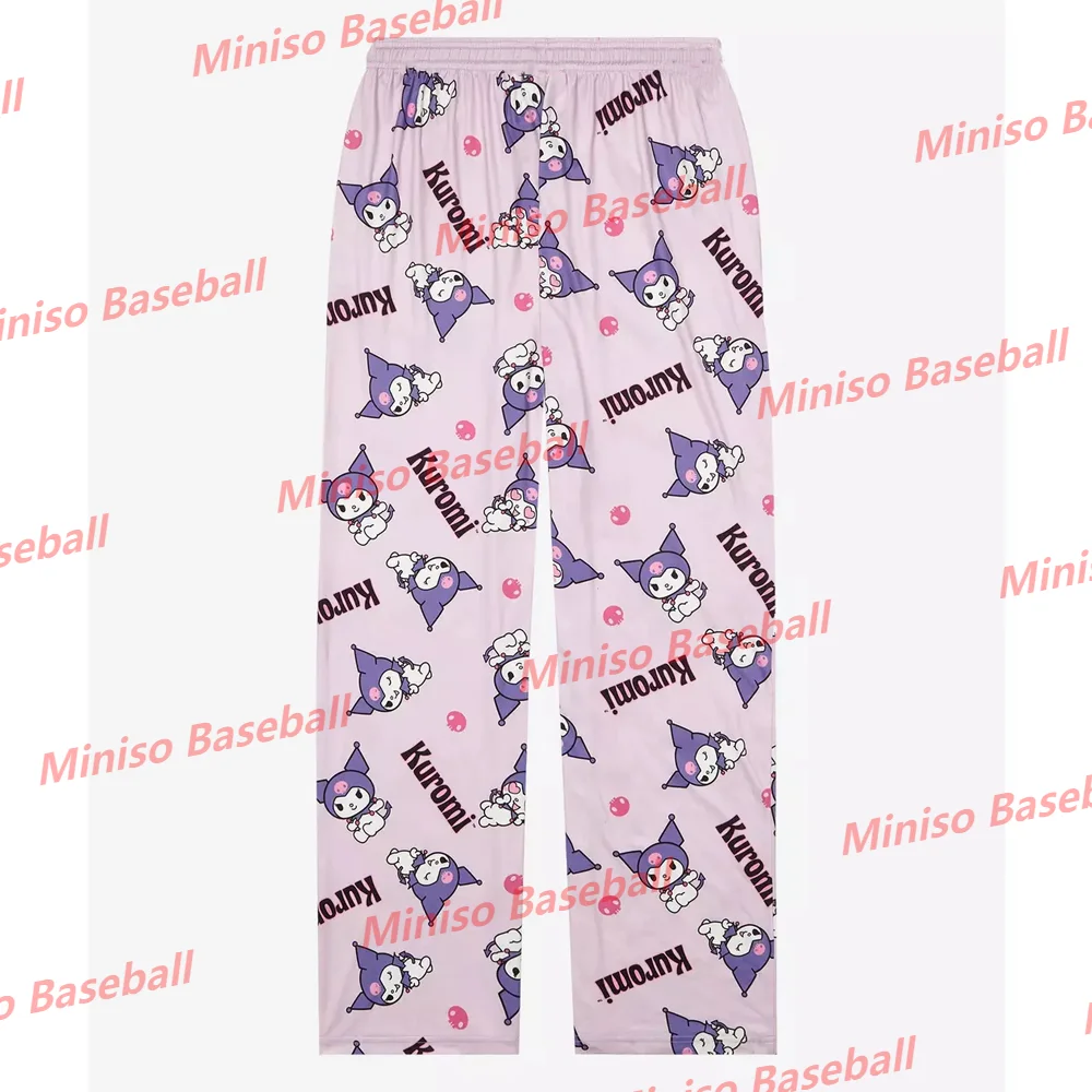 Disney Cartoon Anime Sanrio Kuromi Sleepover Sleep Pants 2024 Fall Merry Christmas Gifts Adult/KIDS Pajamas Exclusive Sale