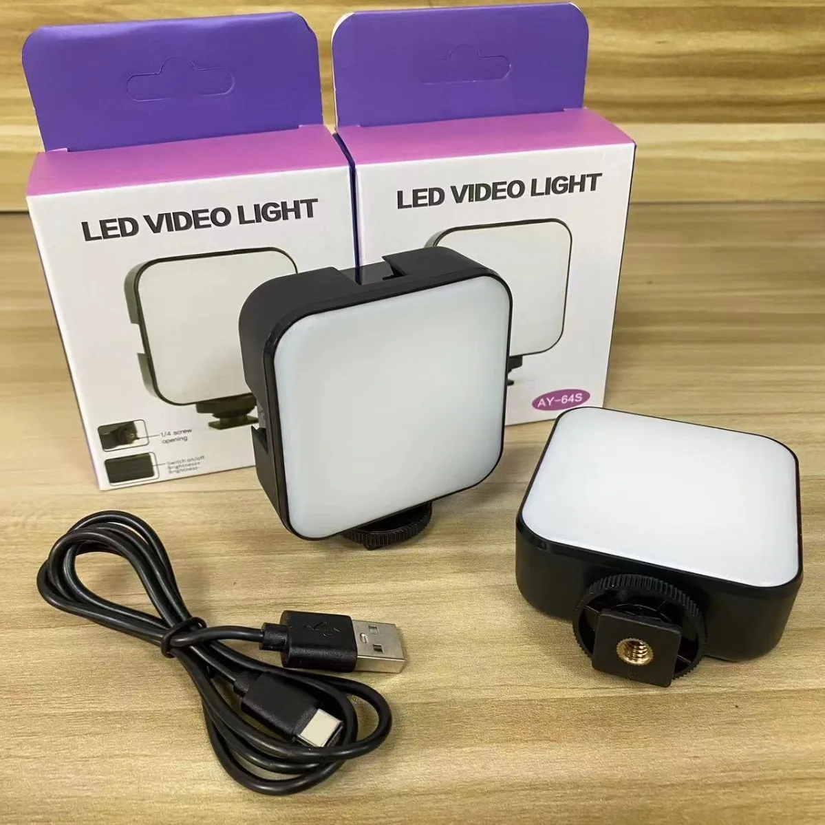 Handheld RGB Fill Light Mini Portable Photography Mobile Phone LED Outdoor Soft Light Photography